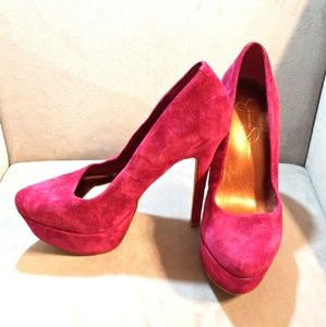 Jessica Simpson 5in suade heels